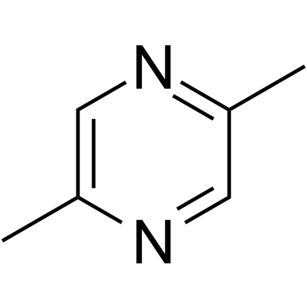 2,5-Dimethylpyrazine Chemical Structure
