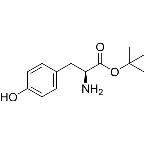 (S)-2-Amino-3-(4-hydroxyphenyl)propionic acid tert-butyl ester Chemical Structure
