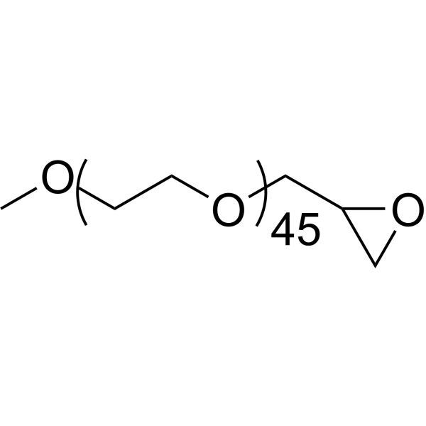 mPEG45-Epoxide Chemical Structure