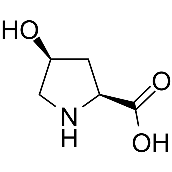 cis-4-Hydroxy-L-proline Chemical Structure