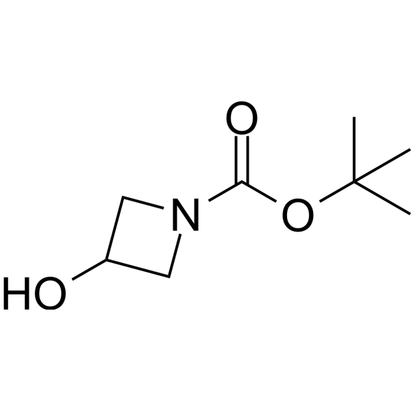 1-N-Boc-3-hydroxyazetidine Chemical Structure