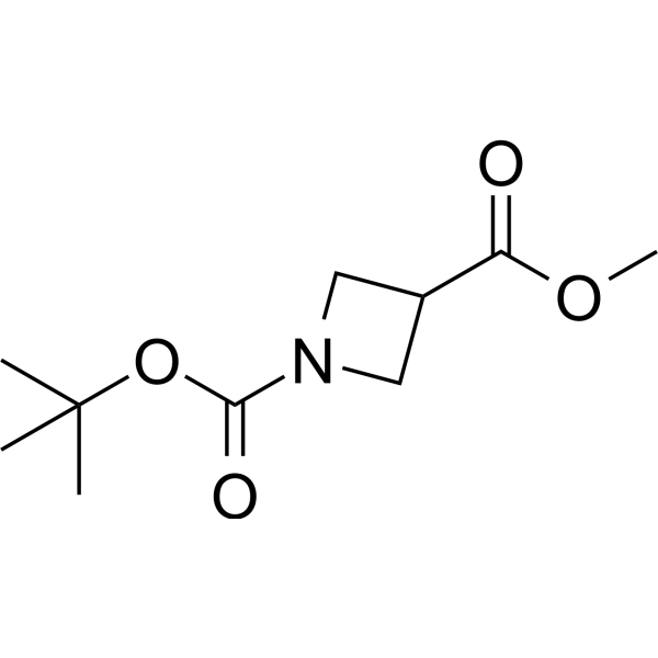 Methyl 1-Boc-azetidine-3-carboxylate Chemical Structure