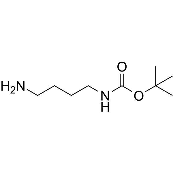 NH2-C4-NH-Boc Chemical Structure