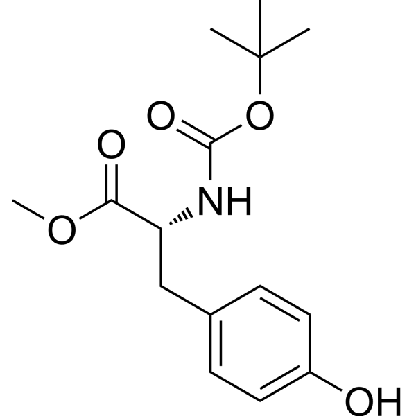 <em>N</em>-tert-Butoxycarbonyl-D-<em>tyrosine</em> methyl ester
