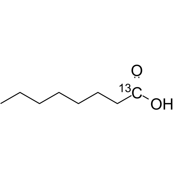 <em>Octanoic</em> acid-13C