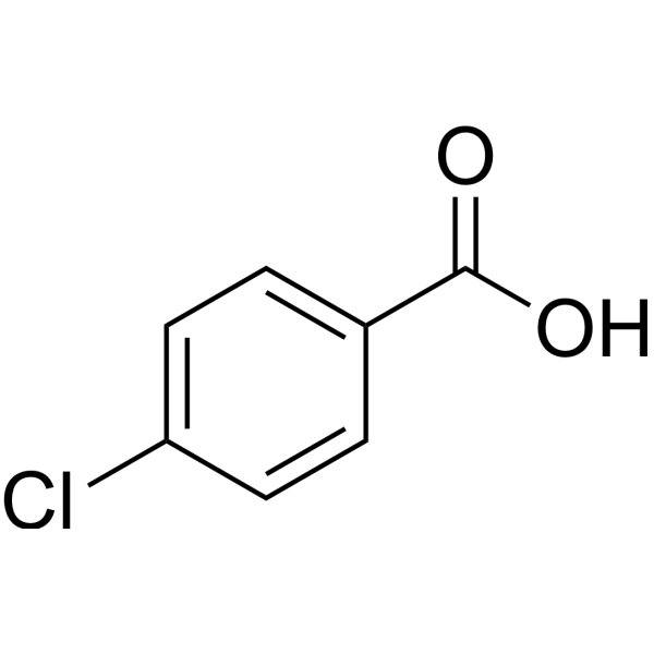 4-Chlorobenzoic acid Chemical Structure