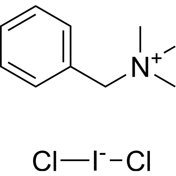 Benzyltrimethylammonium dichloroiodide Chemical Structure