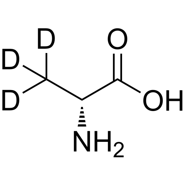 D-Alanine-d<sub>3</sub> Chemical Structure