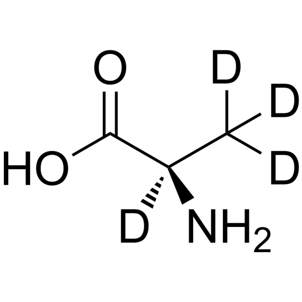 D-Alanine-d<sub>4</sub> Chemical Structure