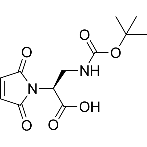 Mal-L-PA-NH-Boc Chemical Structure