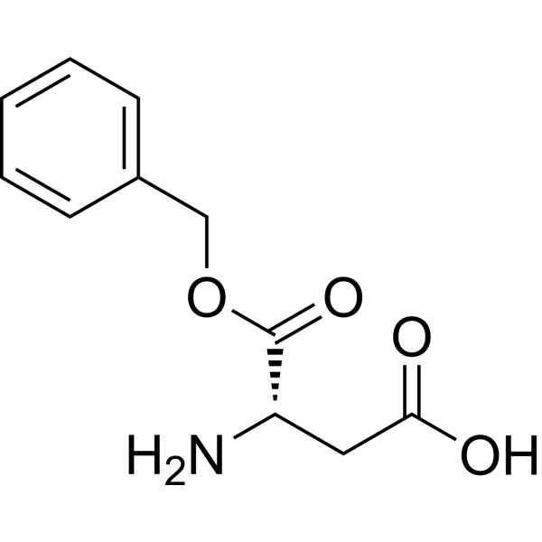 L-Aspartic acid 1-benzyl ester Chemical Structure