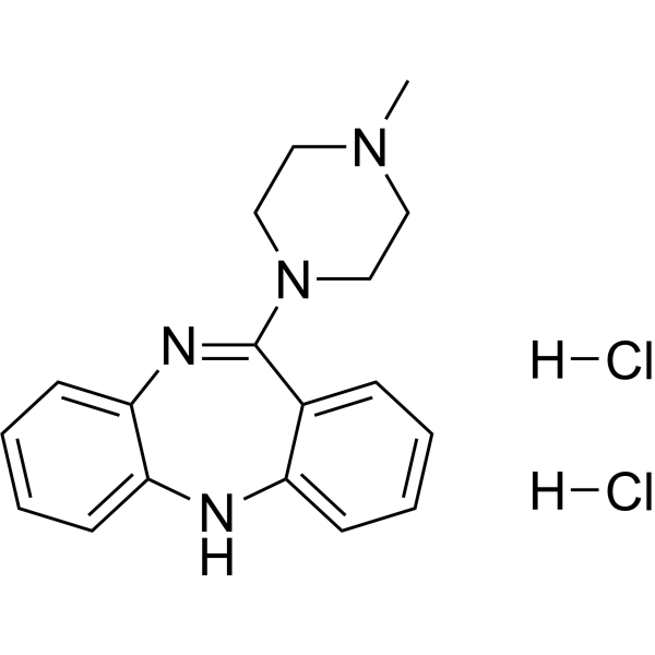 Deschloroclozapine dihydrochloride Chemical Structure