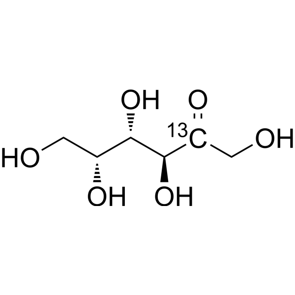 D-Tagatose-<sup>13</sup>C-1 Chemical Structure