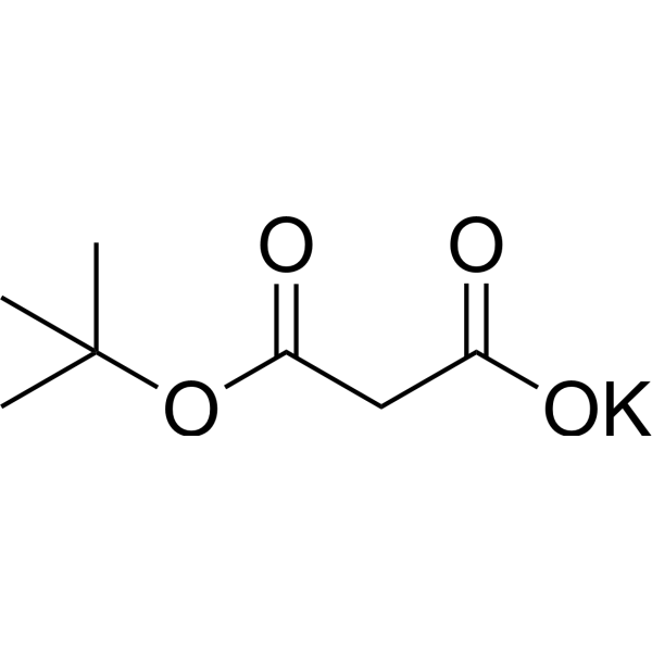 Potassium tert-butyl malonate Chemical Structure