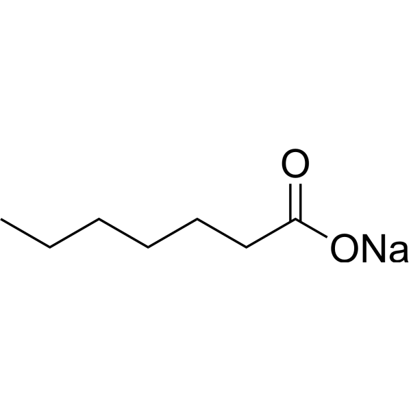 Heptanoate sodium Chemical Structure