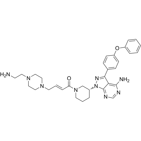 Ibrutinib-MPEA Chemical Structure