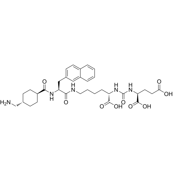 Vipivotide tetraxetan Ligand-Linker Conjugate Chemical Structure