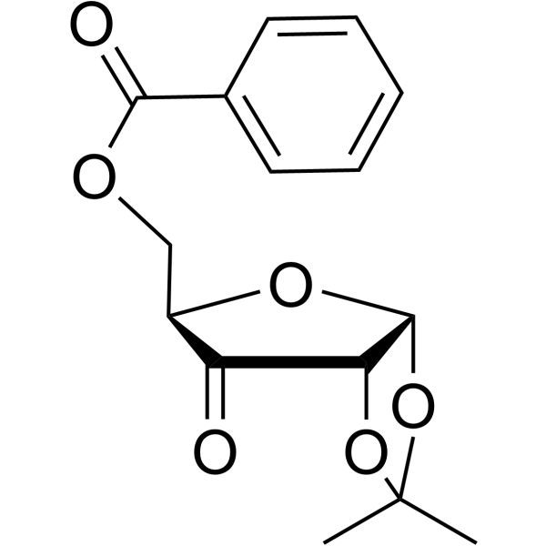 5-O-Benzoyl-1,2-di-O-isopropylidene-3-keto-alpha-D-xylofuranoside Chemical Structure