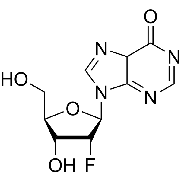 2’-Deoxy-2’-fluoroinosine Chemical Structure