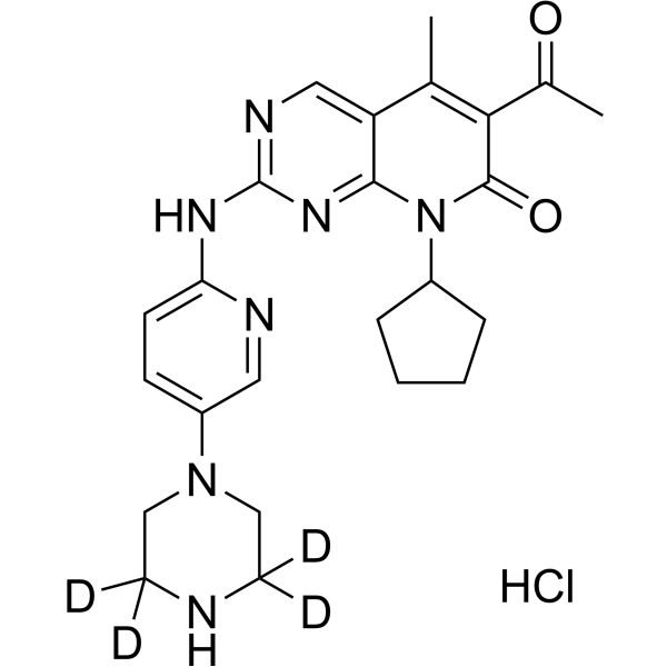Palbociclib-d<em>4</em> hydrochloride
