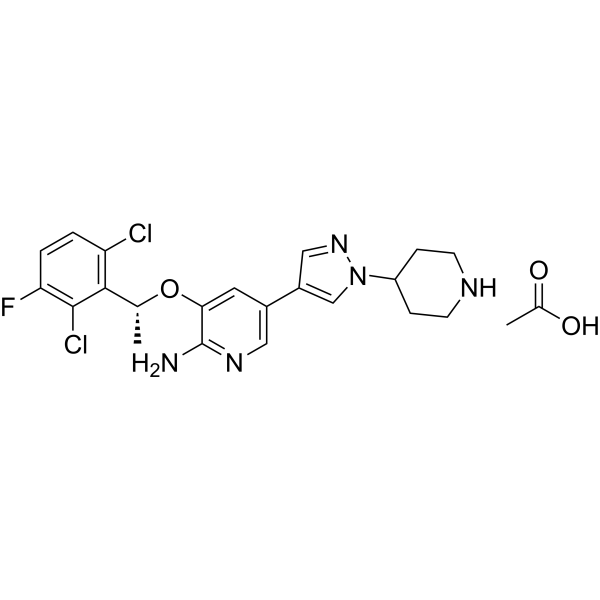<em>Crizotinib</em> acetate