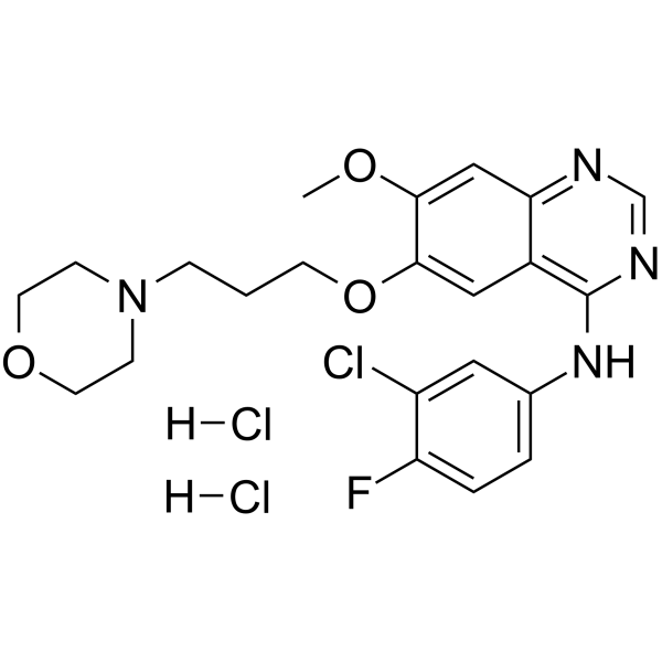 Gefitinib dihydrochloride Chemical Structure