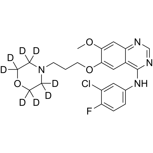 Gefitinib-d8 Chemical Structure