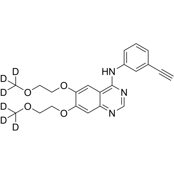 Erlotinib-d<sub>6</sub> Chemical Structure