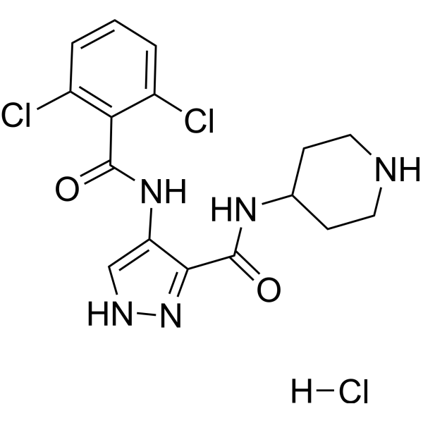 AT7519 Hydrochloride Chemical Structure