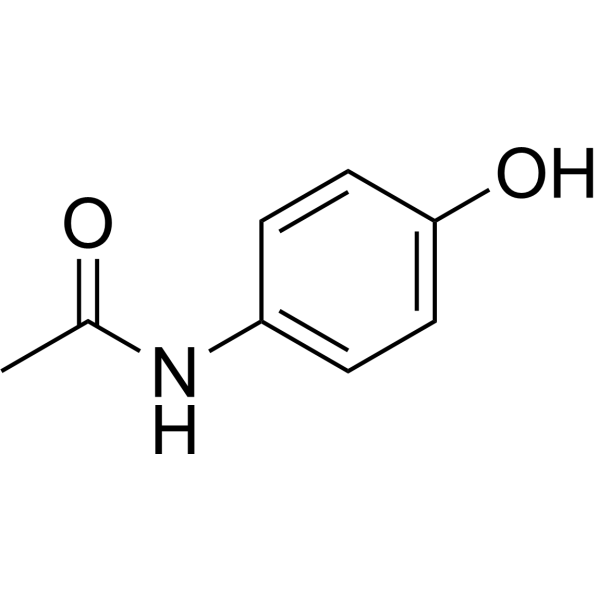 Acetaminophen (Standard) Chemical Structure