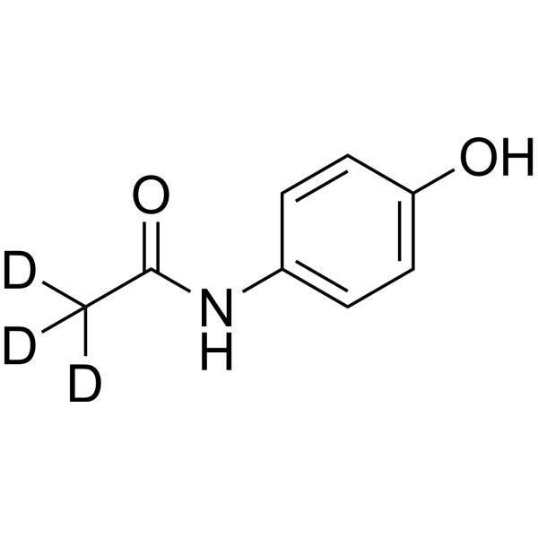 Acetaminophen-d<sub>3</sub> Chemical Structure