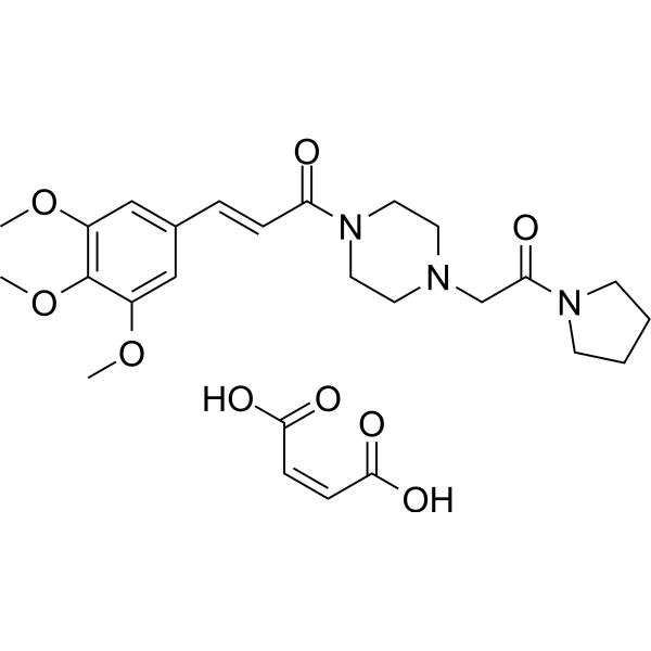 Cinepazide Maleate Chemical Structure