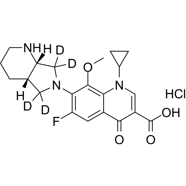 rac cis-<em>Moxifloxacin</em>-d4 hydrochloride