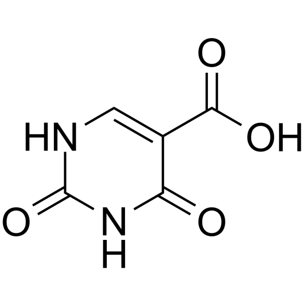 2,4-Dihydroxypyrimidine-5-carboxylic Acid Chemical Structure