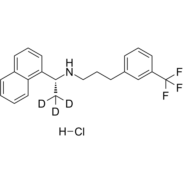 Cinacalcet-d<sub>3</sub> hydrochloride Chemical Structure