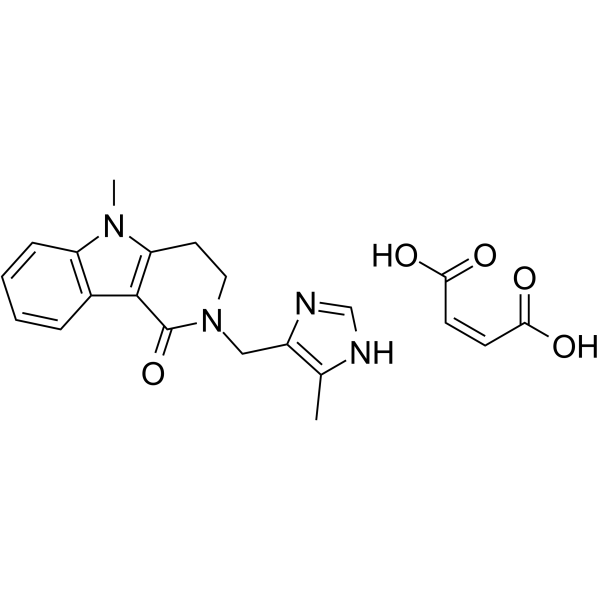 Alosetron ((Z)-2-butenedioate) Chemical Structure