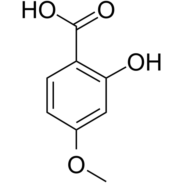 2-Hydroxy-4-methoxybenzoic acid Chemical Structure