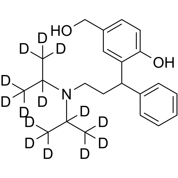 (Rac)-<em>5-Hydroxymethyl</em> <em>Tolterodine</em>-d14