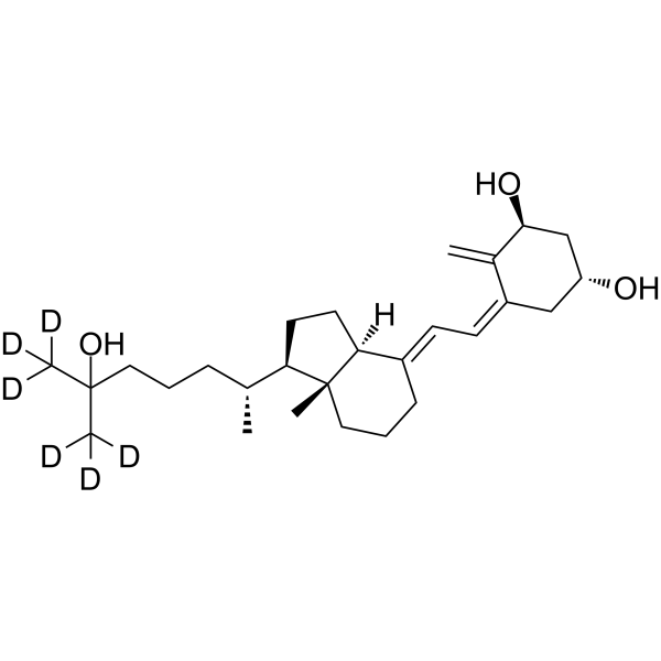 Calcitriol-d<sub>6</sub> Chemical Structure