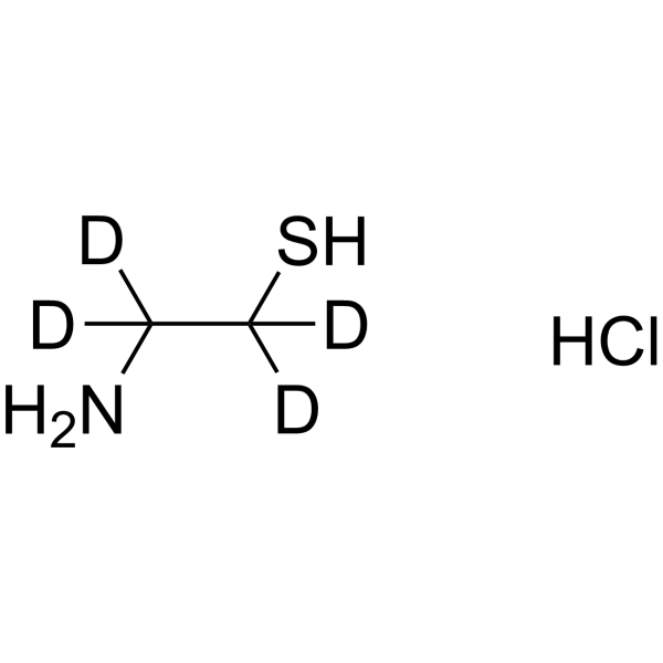 Cysteamine-d<sub>4</sub> hydrochloride Chemical Structure