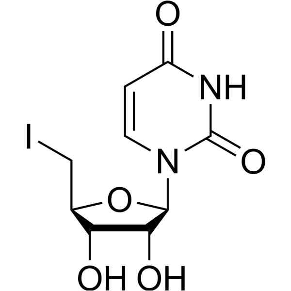 5'-Deoxy-5'-iodouridine Chemical Structure