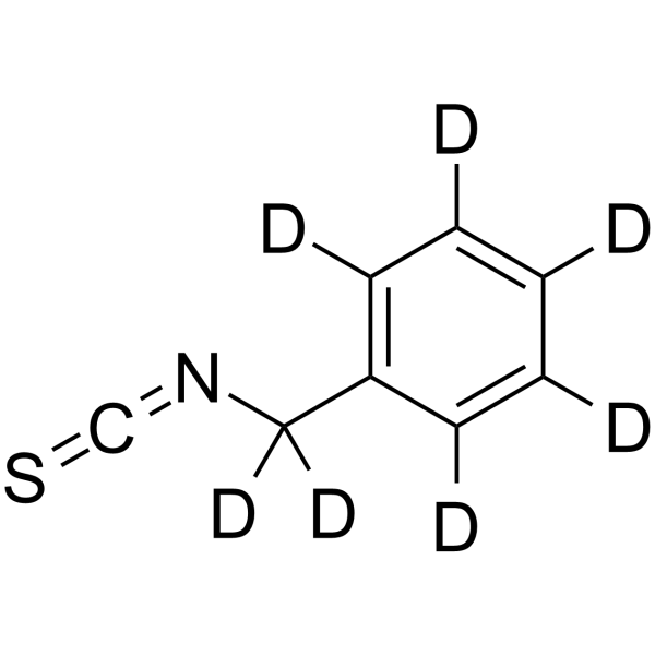 Benzyl isothiocyanate-d<sub>7</sub> Chemical Structure