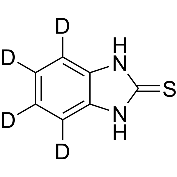2-Benzimidazolethiol-<em>d4</em>