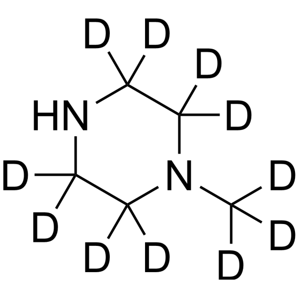 N-Methylpiperazine-d<sub>11</sub> Chemical Structure