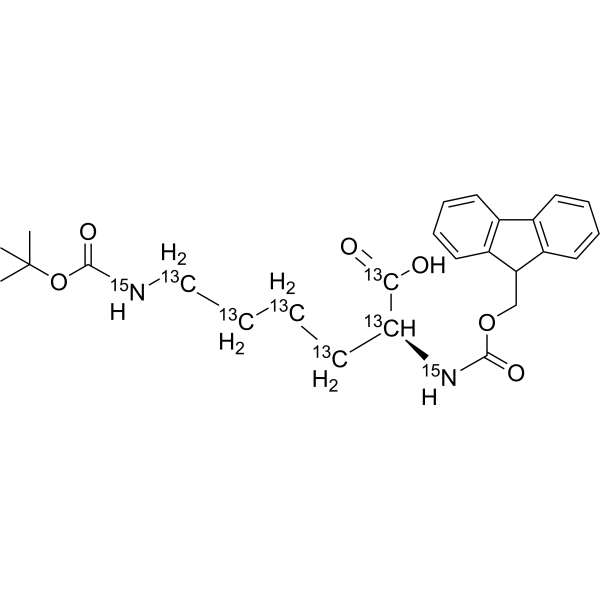 Fmoc-L-Lys (Boc)-OH-13C6,15<em>N</em>2
