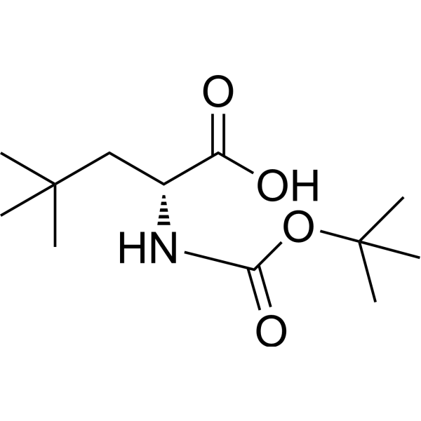 Boc-beta-t-butyl-d-alanine Chemical Structure