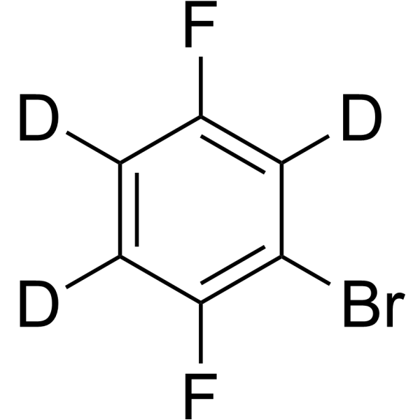 2-Bromo-1,4-difluorobenzene-d<sub>3</sub> Chemical Structure