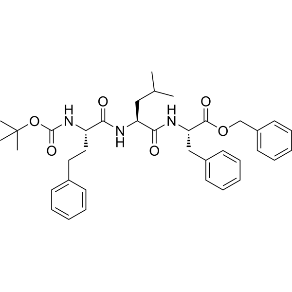 (<em>6</em>S,9S,12S)-Benzyl 12-benzyl-9-isobutyl-2,2-<em>dimethyl</em>-4,7,10-trioxo-<em>6</em>-phenethyl-3-oxa-5,8,11-triazatridecan-13-oate