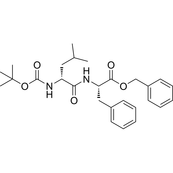 <em>L</em>-Phenylalanine, <em>N</em>-[<em>N</em>-[(1,1-dimethylethoxy)carbonyl]-D-leucyl]-, phenylmethyl ester