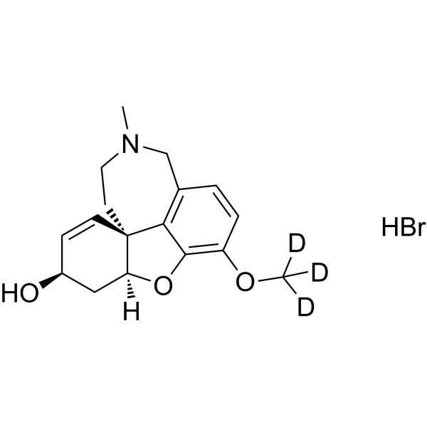 Galanthamine-d<sub>3</sub> hydrobromide Chemical Structure
